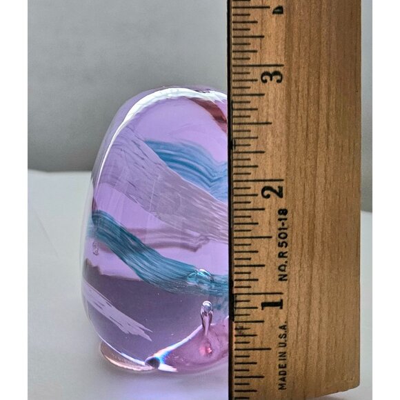 Vintage Caithness Scotland Glass 2.75" PEBBLE Paperweight - Picture 6 of 10